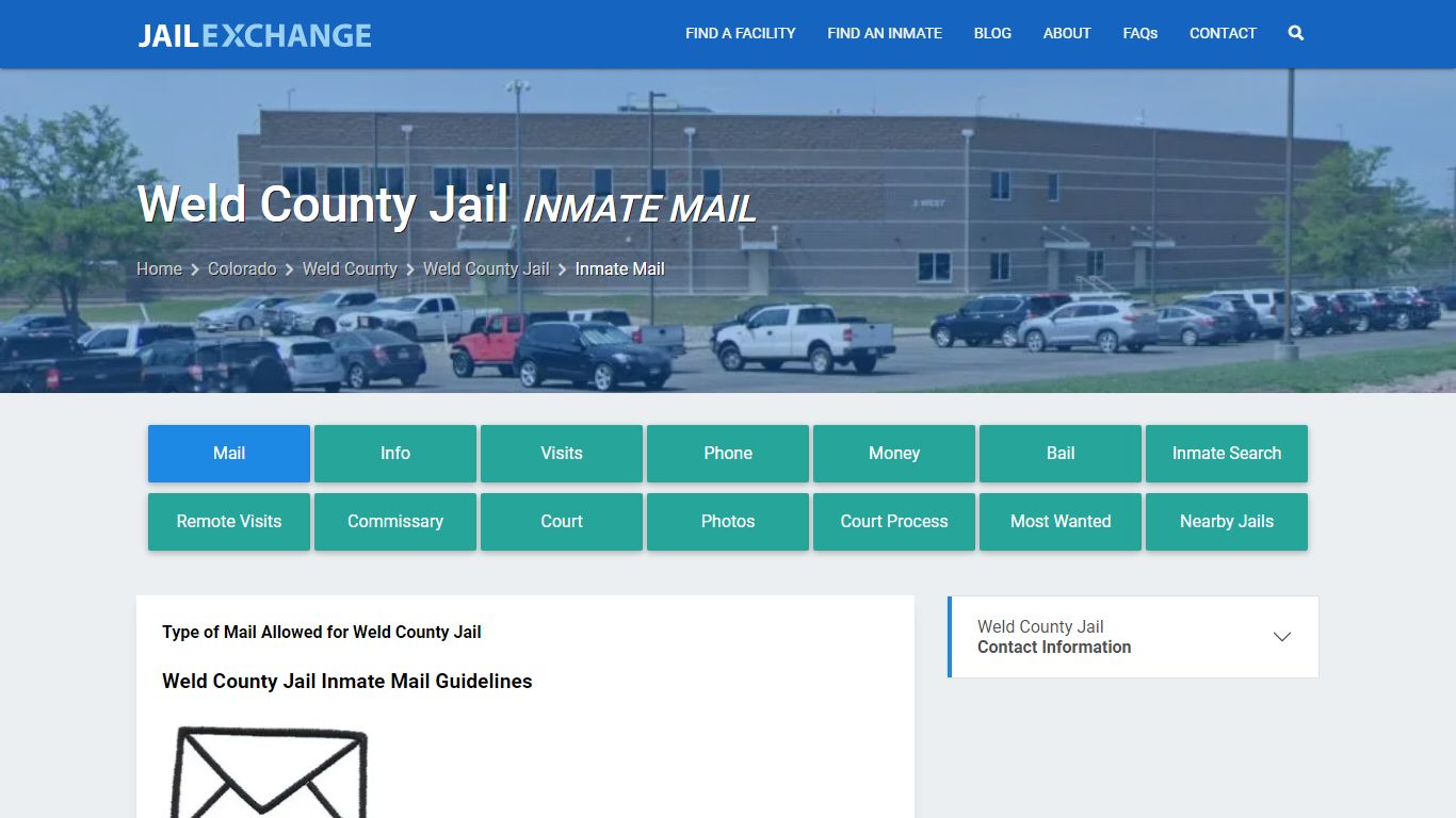 Inmate Mail - Weld County Jail, CO - Jail Exchange